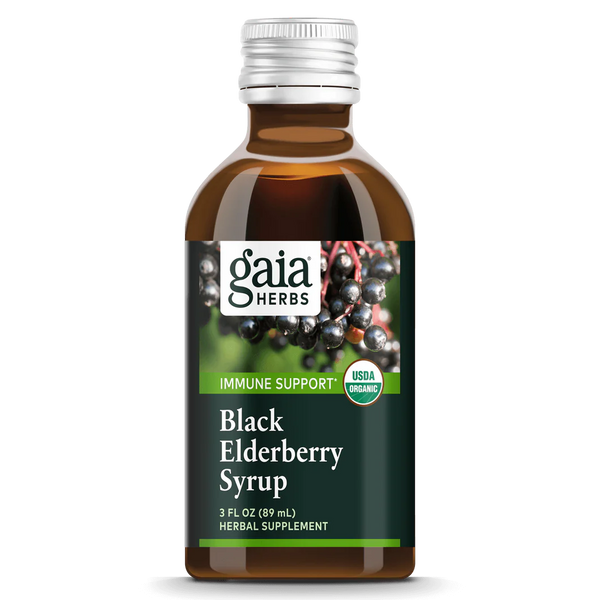 Black Elderberry Syrup 3 ounces - Gaia Herbs Professional Solutions