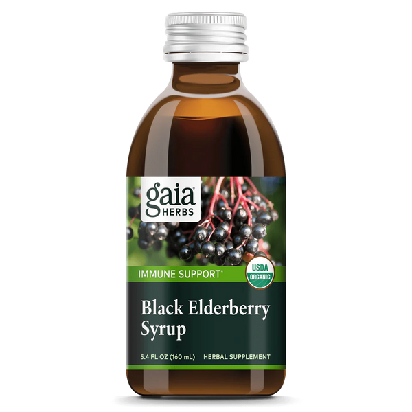 Black Elderberry Syrup 5.4 ounces - Gaia Herbs Professional Solutions