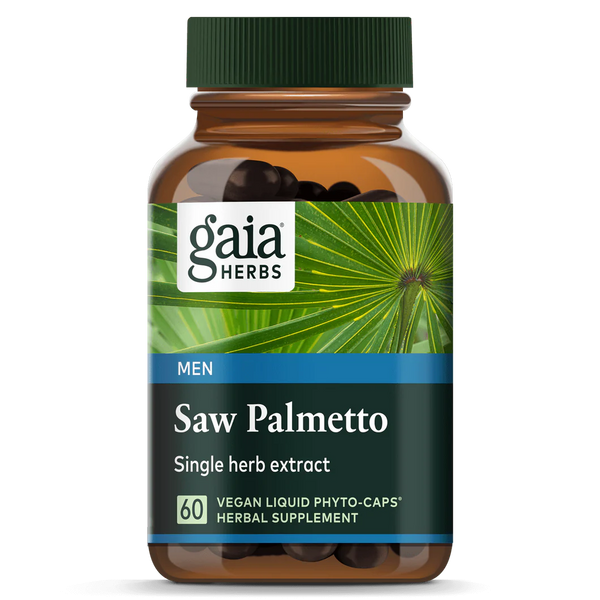 Saw Palmetto Berry - 60 Liquid-Filled Capsules (Gaia Herbs)