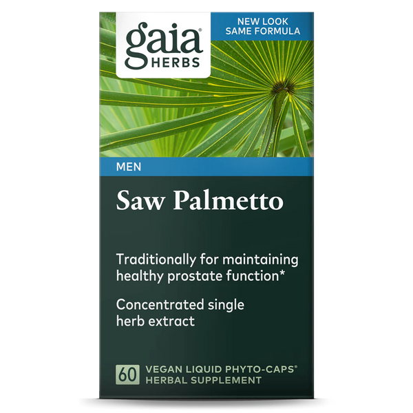 Saw Palmetto Berry - 60 Liquid-Filled Capsules (Gaia Herbs)