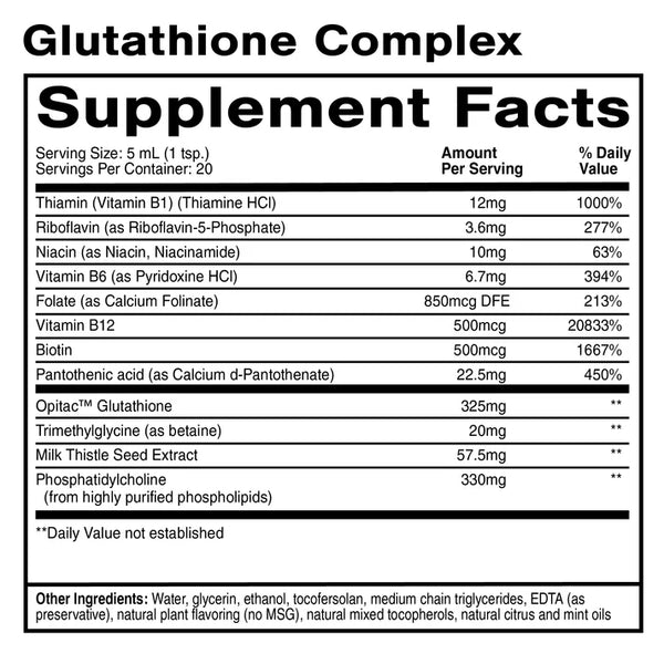 Glutathione Complex - 3.38 OZ (Quicksilver Scientific)