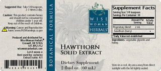 Hawthorne Solid Extract - 2 FL OZ (Wise Woman Herbals)