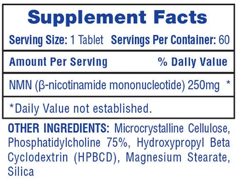 NMN 60 tablets by Hi-Tech Pharma