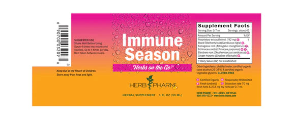 Herbs on the Go: Immune Season - Herb Pharm