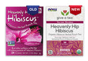 Heavenly Hip Hibiscus Tea Bags Organic 24 Bags by Now Foods