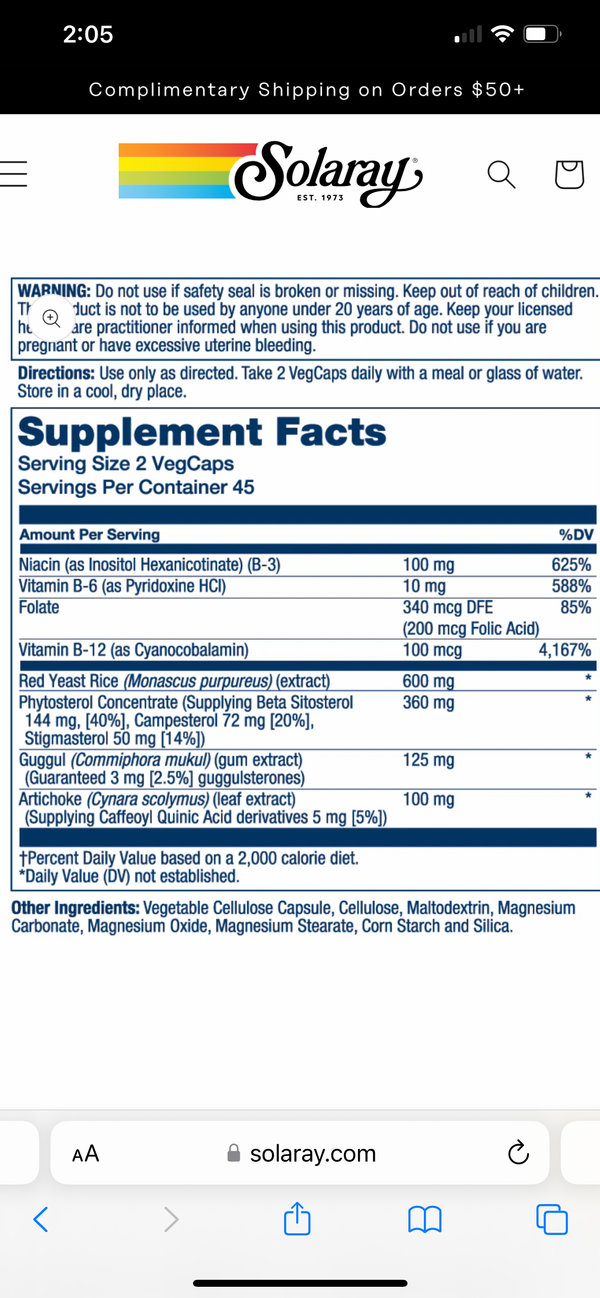 Cardio Complete, Cardiovascular 90ct  veg cap