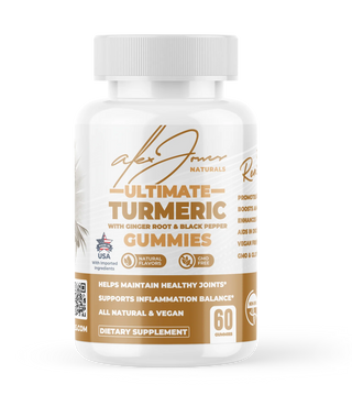 Ultimate Turmeric Gummies with Ginger Root and Black Pepper by Alex Jones