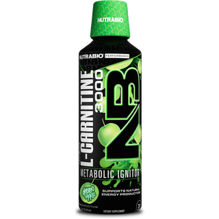 LeanShots L-Carnitine 3000mg - 16 FL OZ Green Apple (NutraBio)