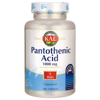 Pantothenic Acid S.R.  100ct 1000mg by Kal