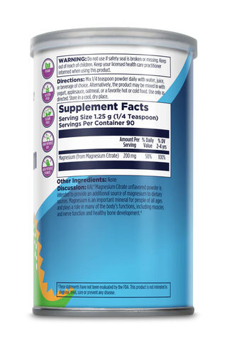 Magnesium Powder  4oz   Unflavored by Kal