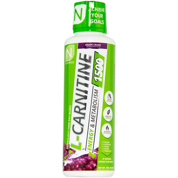 L-Carnitine 1500 - 16 FL OZ Grape Crush (Nutrakey)