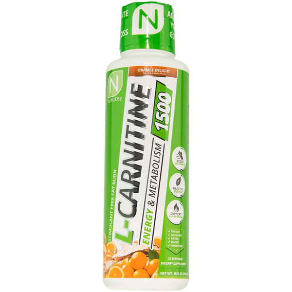 L-Carnitine 1500 - 16 FL OZ Orange Delight (Nutrakey)