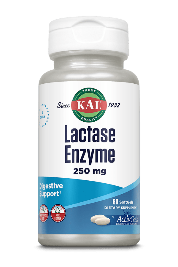 Lactase Enzyme ActivGels Softgels 250 mg 60ct by KAL