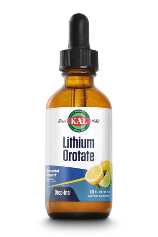 Lithium Orotate  2floz  drop Lemon Lime by Kal