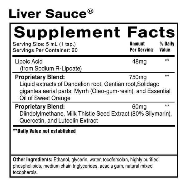 Dr. Shade's Liver Sauce - 100 mL (Quicksilver Scientific)