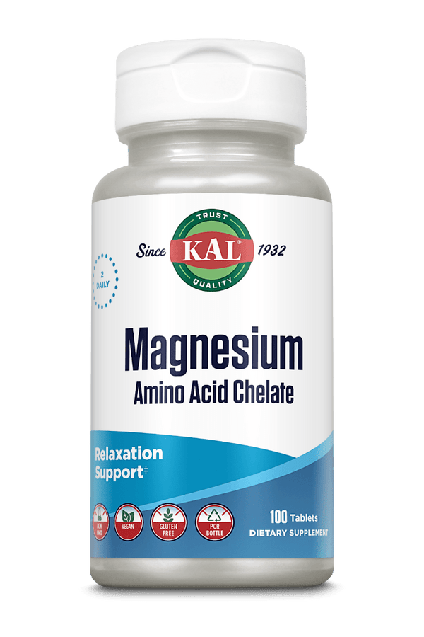 Magnesium Amino Acid Chelate Tablets 100ct by KAL