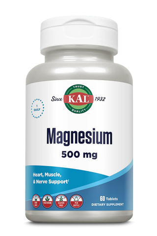 Magnesium  60ct 500mg veg cap by Kal