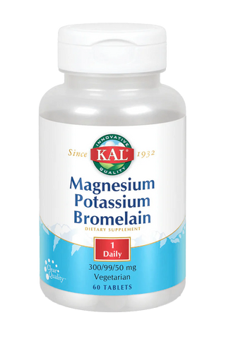 Magnesium Potassium Bromelain  60ct 300mg by Kal