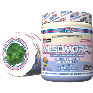 Mesomorph W/Geranium Extract 388g Snow Cone by APS Nutrition