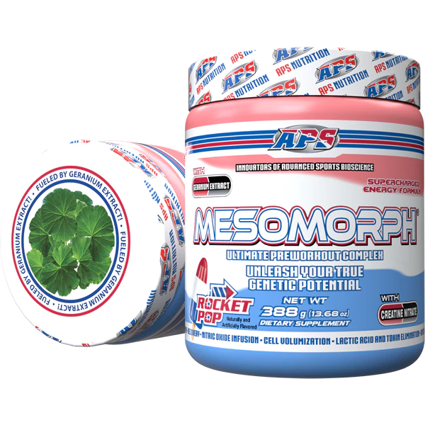 Mesomorph W/Geranium Extract 388g Rocket Pop by APS Nutrition