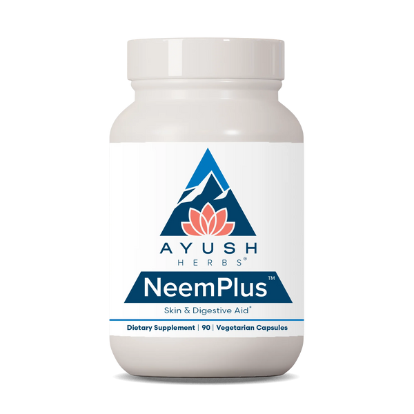 Neem Plus - 90 Vegetarian Capsules (Ayush Herbs)