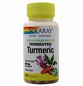 Turmeric ORG Fermented 100ct 425mg veg cap by Solaray