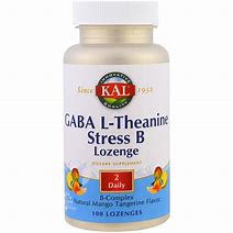 GABA L-Then Strs B Loz-CP  12x  lozenge by Kal