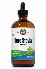 Sure Stevia Liquid Extract  4floz  drop by Kal