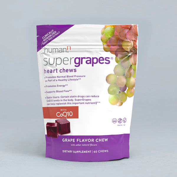 SuperGrapes Heart Chews 60 Chews