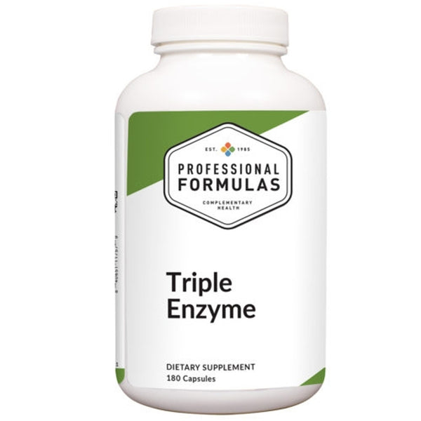 Triple Enzyme Formula - 180 Capsules (Professional Formulas)