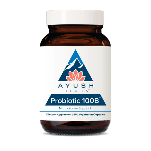 Probiotic 100B - 60 Vegetarian Capsules (Ayush Herbs)