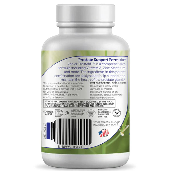 ProstAid+ - 60 Softgels (Advanced Nutrition by Zahler)