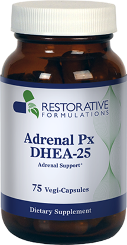 Adrenal Px DHEA-25 - 75 Vegi-Capsules (Restorative Formulations)