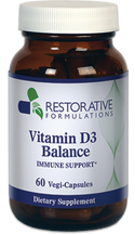 Vitamin D3 Balance - 60 Vegi-Capsules (Restorative Formulations)