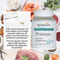 Protease 120 capsules - Transformation Enzymes