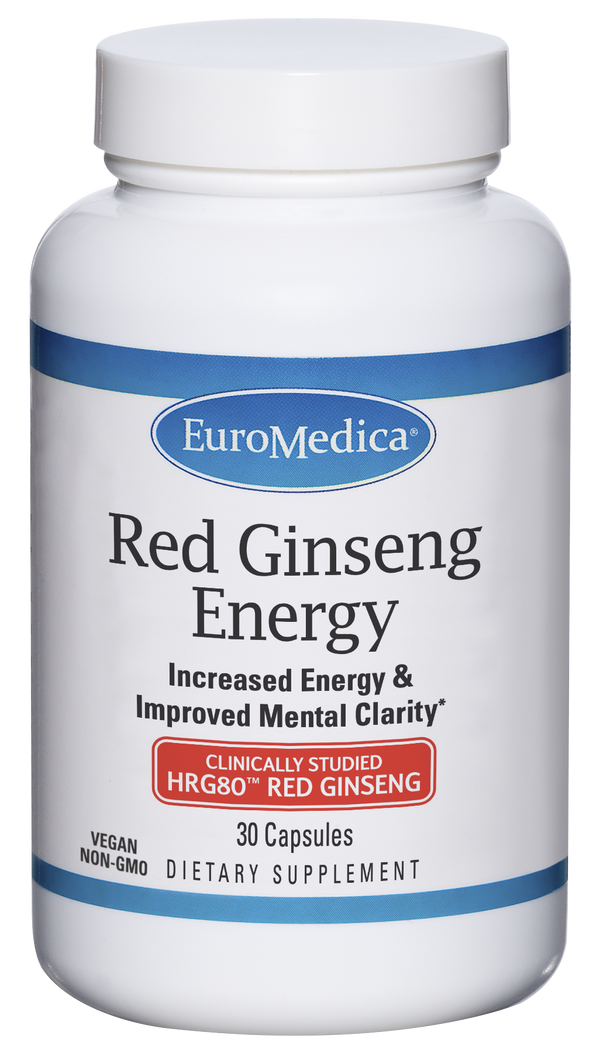 Red Ginseng Energy - 30 Capsules EuroMedica
