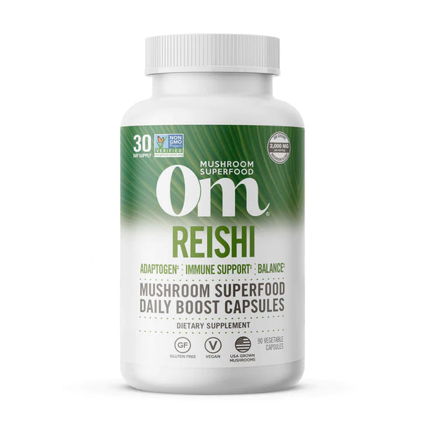 Reishi Mushroom Superfood Capsule - Om Organic Mushroom Nutrition