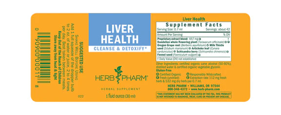 Liver Health - Herb Pharm