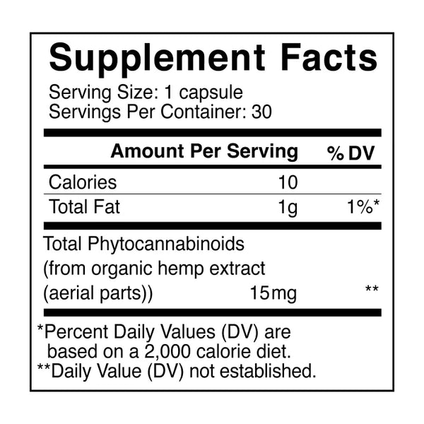 Charlotte's Web Liquid Capsules 25 mg 30 Capsules