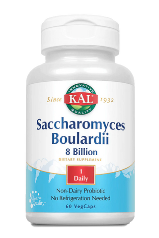 Saccharomyces Boulardii 8 bil  60ct 8bil veg cap by Kal