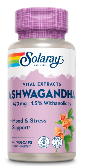 Ashwagandha Root Extract  60ct 470mg veg cap