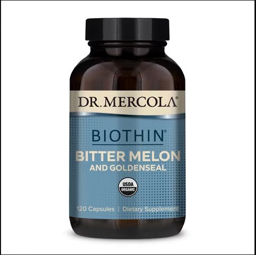 BIOTHIN™ Organic Bitter Melon and Goldenseal 120 Caps by Dr. Mercola