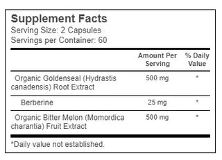 BIOTHIN™ Organic Bitter Melon and Goldenseal 120 Caps by Dr. Mercola