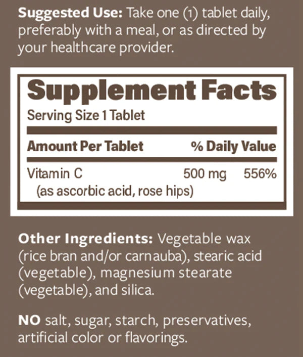 Sustained Release ENDUR-C® Vitamin C with Rose Hips 500mg - Endurance Products