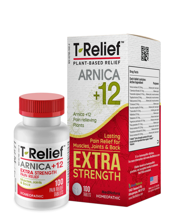 T-Relief Plant-Based Relief Arnica +12 - 100 Tablets (MediNatura)