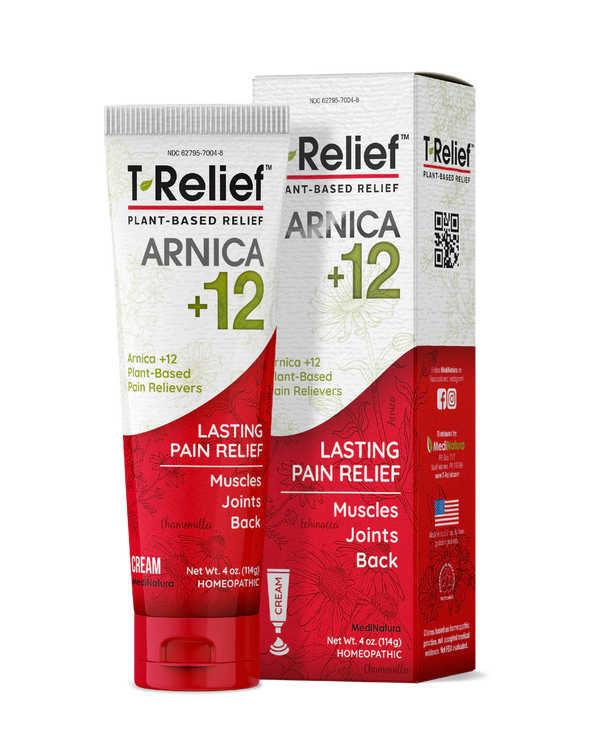 T-Relief Plant Based Arnica +12 Cream - 4 OZ (MediNatura)