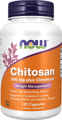 Chitosan Plus 500mg - 120 Veg Capsules (NOW Foods)