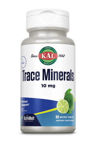 Trace Minerals  90ct 10mg lozenge Lime by Kal