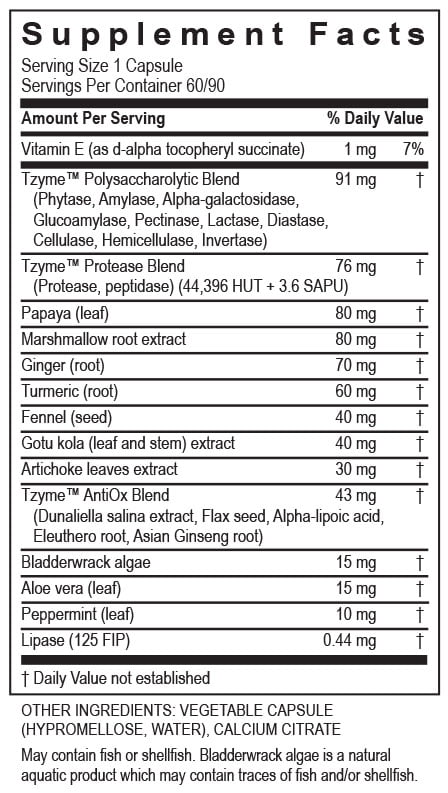 Gastro 90 caps - Transformation Enzymes