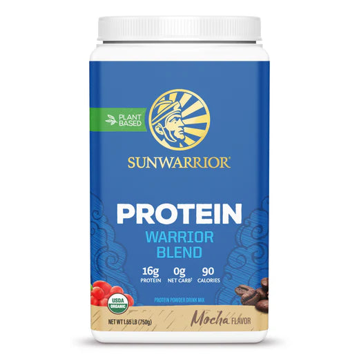 Plant-Based Vegan Protein Powder - 26.4 OZ Mocha (Sunwarrior)